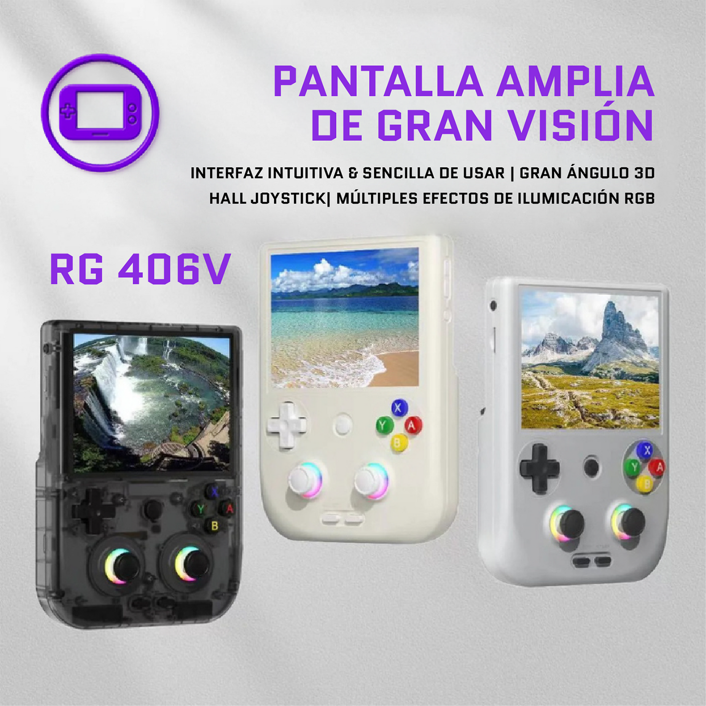 Mini Consola Retro RG406V - Oferta del día
